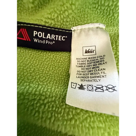 REI Ladro Polartec Hooded Full Zip Jacket Women's Size M Green - Picture 9 of 10